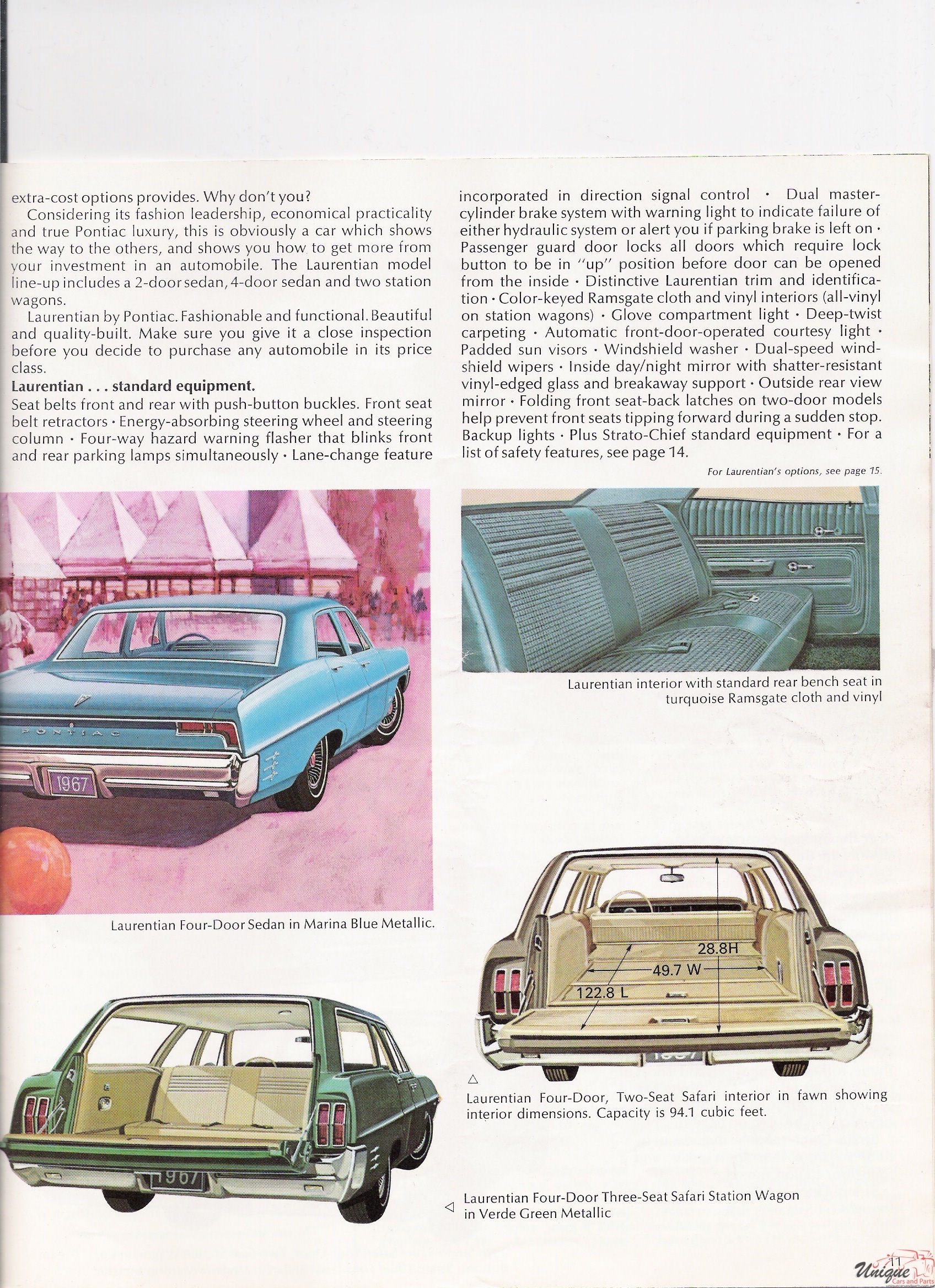 1967 Pontiac Canadian Brochure Page 2